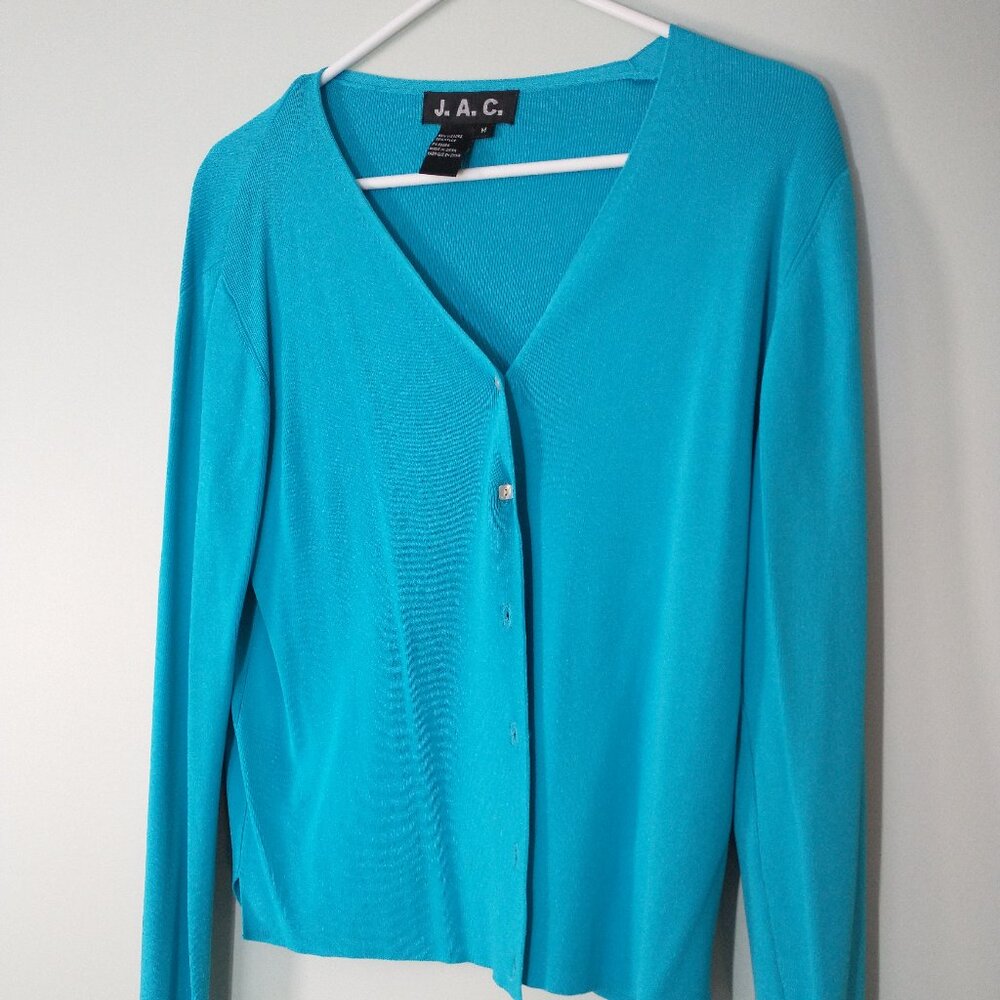 J A C Cardigan Sweater Size M